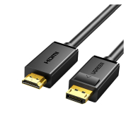 Kabel DisplayPort UGREEN Kabel DisplayPort - HDMI DP101 FullHD 1m czarny